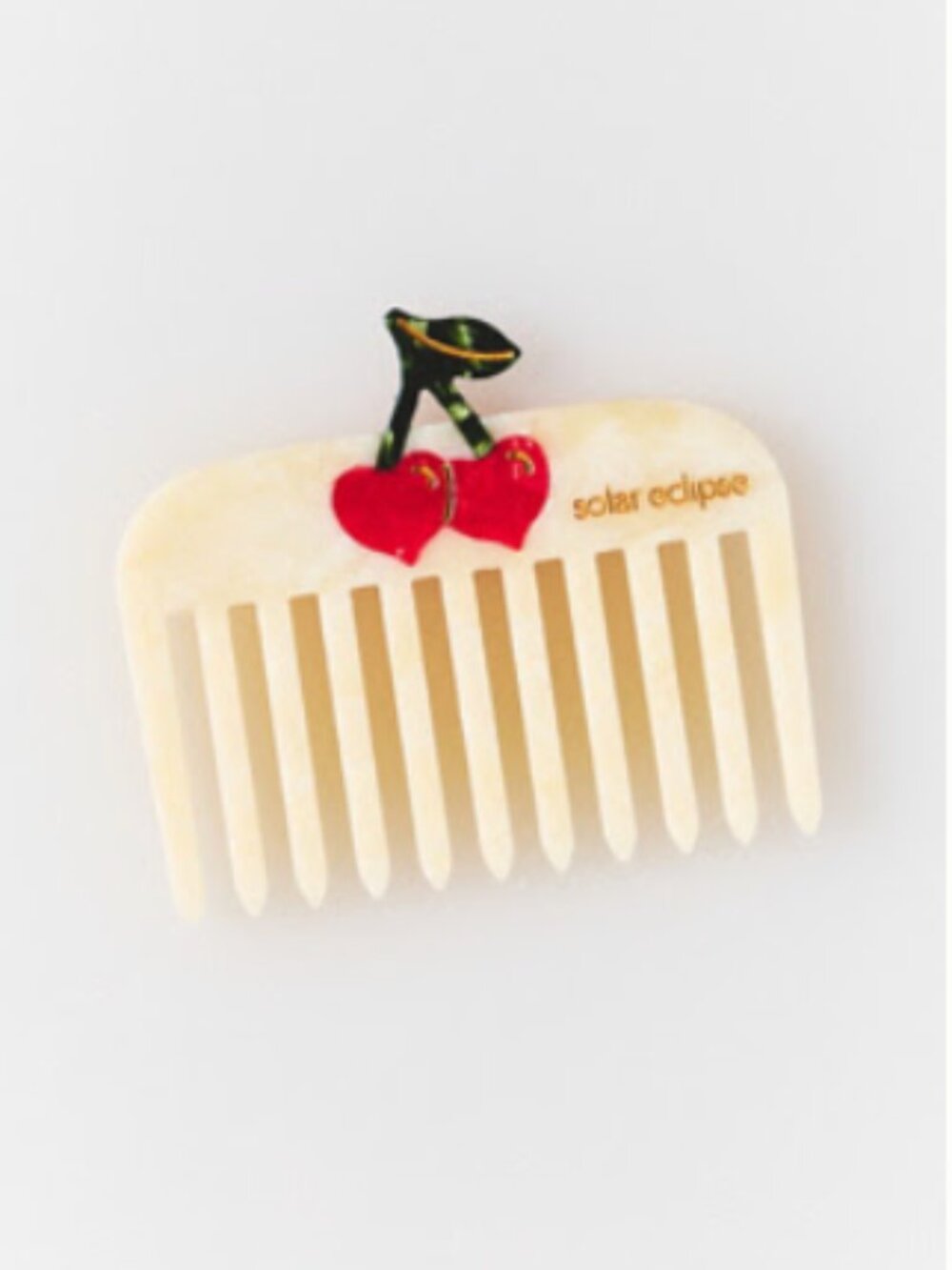 Anthropologie NWT  Solar Eclipse Handpainted Pocket Comb